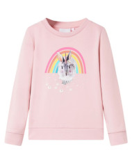 Sweatshirt pour enfants rose clair 92 | Mobilier & Déco