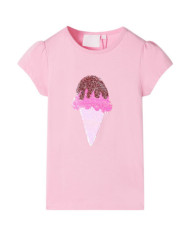 T-shirt enfants rose vif 128 | Mobilier & Déco
