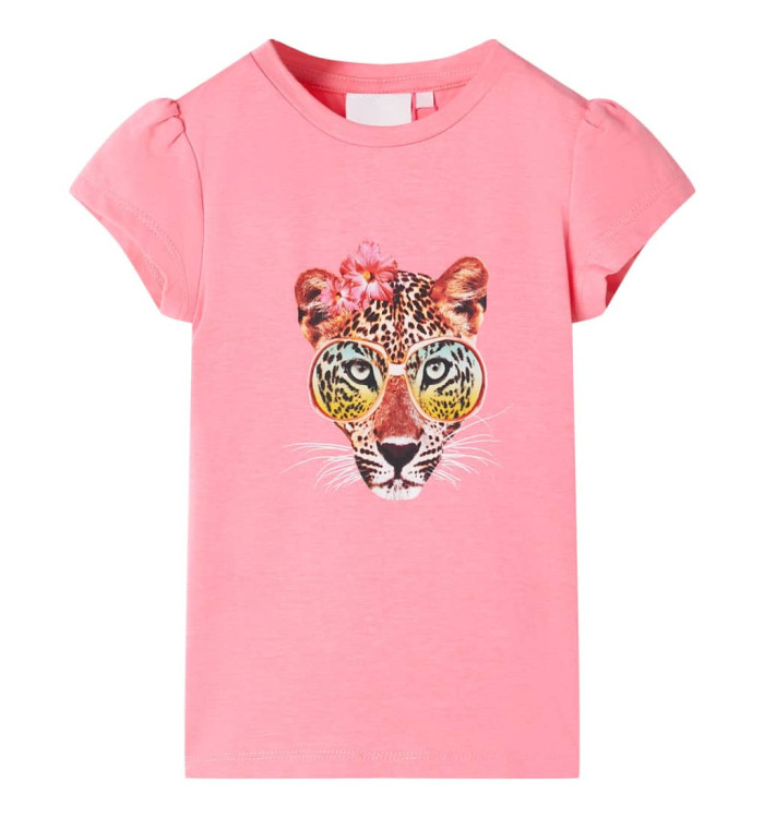 T-shirt pour enfants rose néon 92 | Mobilier & Déco