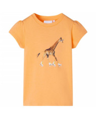 T-shirt pour enfants orange vif 104 | Mobilier & Déco