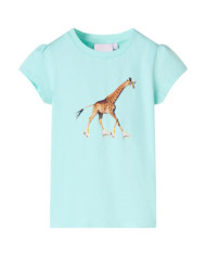 T-shirt pour enfants aqua clair 92 | Mobilier & Déco