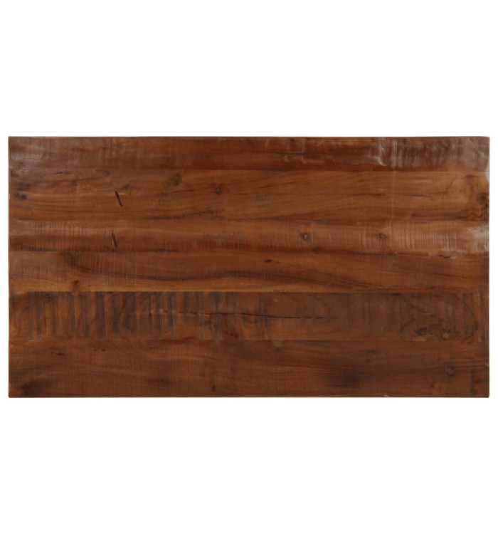 Dessus de table 110x50x2,5cm rectangulaire bois massif récupéré | Mobilier & Déco