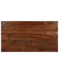 Dessus de table 110x50x2,5cm rectangulaire bois massif récupéré | Mobilier & Déco