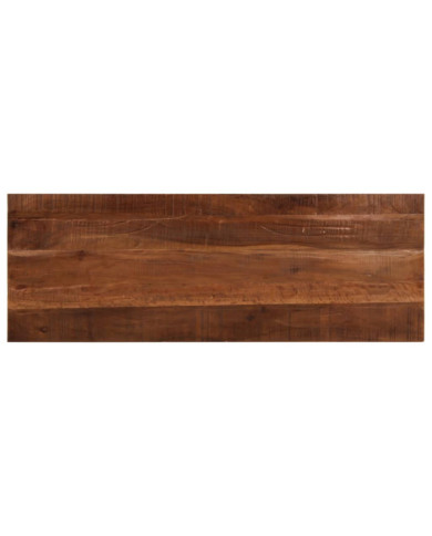 Dessus de table 140x50x2,5cm rectangulaire bois massif récupéré | Mobilier & Déco