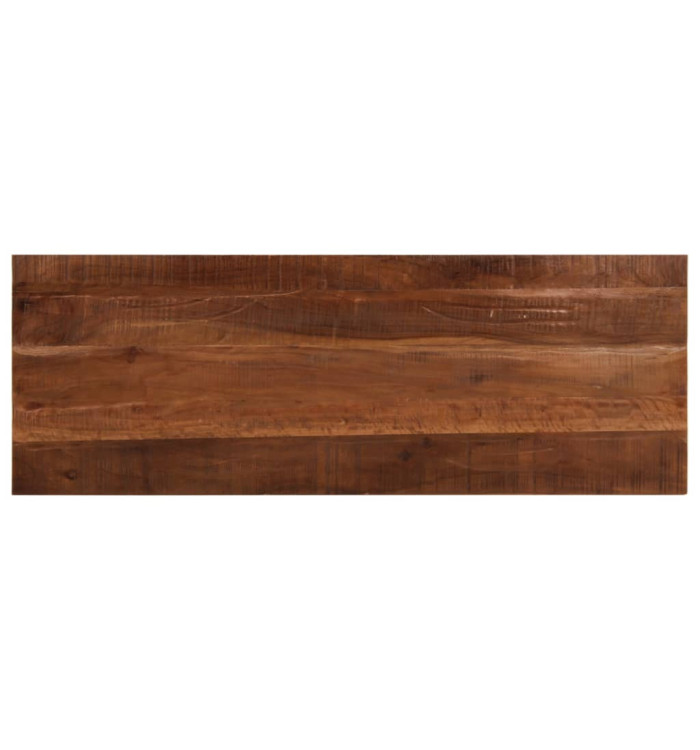 Dessus de table 140x50x2,5cm rectangulaire bois massif récupéré | Mobilier & Déco