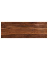 Dessus de table 140x50x2,5cm rectangulaire bois massif récupéré | Mobilier & Déco