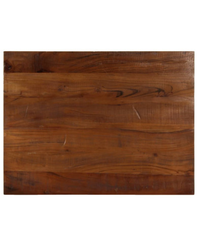 Dessus de table 70x50x2,5 cm rectangulaire bois massif récupéré | Mobilier & Déco
