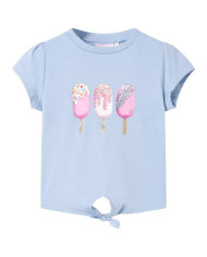 T-shirt pour enfants bleu 104 | Mobilier & Déco