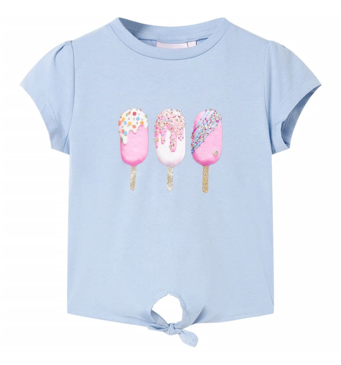 T-shirt pour enfants bleu 128 | Mobilier & Déco