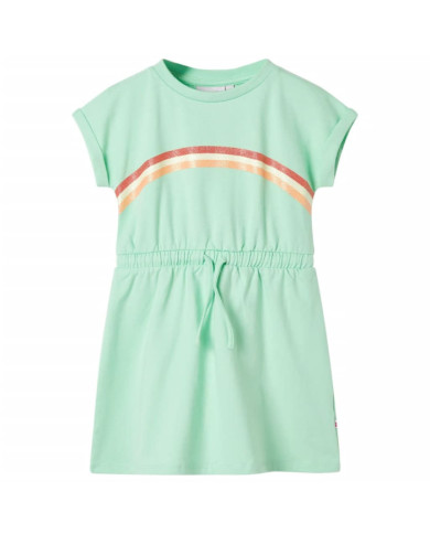 Robe pour enfants avec cordon de serrage vert vif 104 | Mobilier & Déco