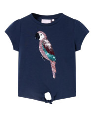 T-shirt pour enfants bleu marine 116 | Mobilier & Déco