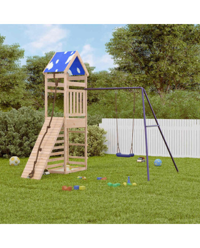 Aire de jeux d'extérieur bois de pin massif | Mobilier & Déco