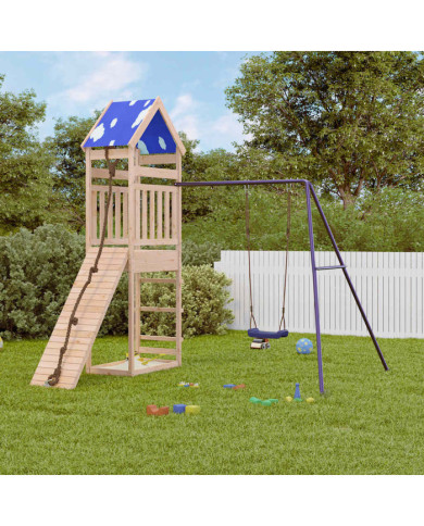Aire de jeux d'extérieur bois de pin massif | Mobilier & Déco