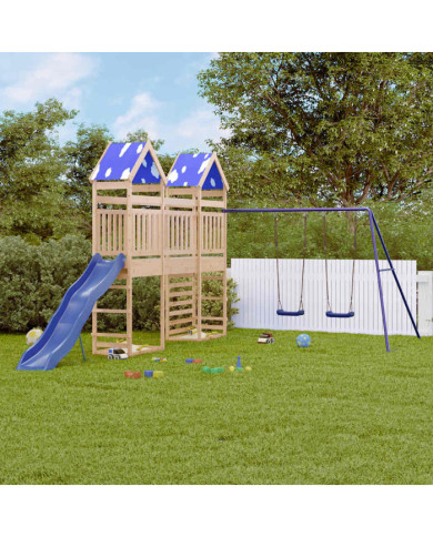 Aire de jeux d'extérieur bois de pin massif | Mobilier & Déco