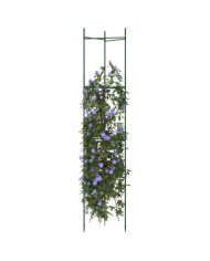 Cage à tomates 2 pcs 154 cm acier et PP | Mobilier & Déco