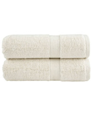 Serviettes d'invité de qualité supérieure SOLUND 2 pcs crème | Mobilier & Déco