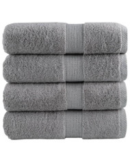 Serviettes d'invité de qualité supérieure SOLUND 4 pcs gris | Mobilier & Déco