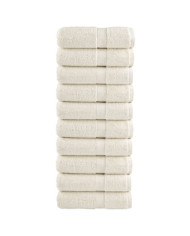 Serviettes d'invité de qualité supérieure SOLUND 10 pcs crème | Mobilier & Déco