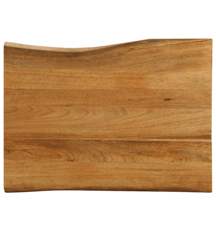 Dessus de table 70x60x2,5 cm bord vivant bois massif manguier | Mobilier & Déco