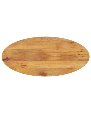 Dessus de table 90x40x2,5 cm ovale bois massif de manguier | Mobilier & Déco