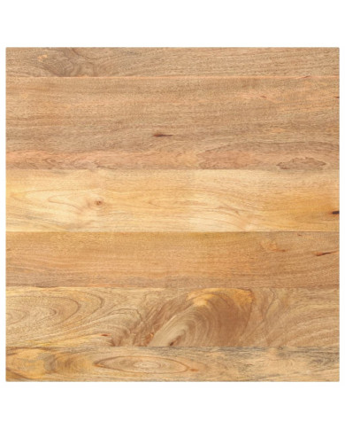 Dessus de table 80x80x2,5 cm carré bois massif de manguier | Mobilier & Déco