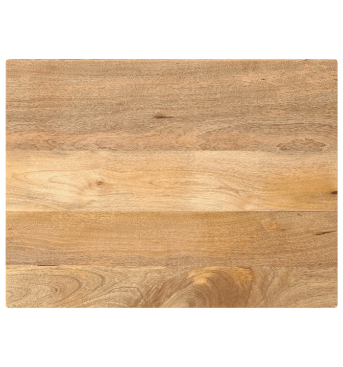 Dessus de table 80x60x2,5 cm rectangulaire bois massif manguier | Mobilier & Déco