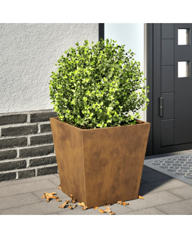 Jardinière 40x40x40 cm acier résistant aux intempéries | Mobilier & Déco
