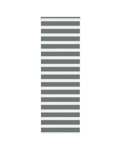 Store zèbre gris foncé largeur du tissu 75,9 cm polyester | Mobilier & Déco