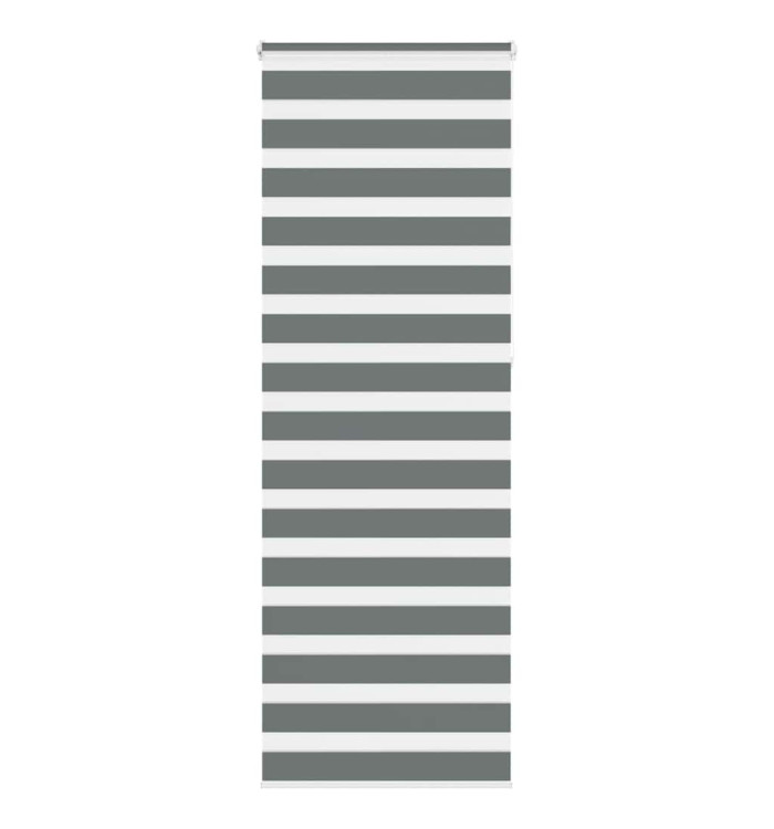 Store zèbre gris foncé largeur du tissu 75,9 cm polyester | Mobilier & Déco