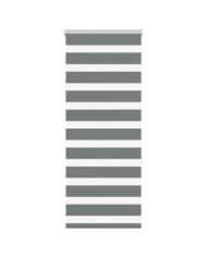 Store zèbre gris foncé largeur du tissu 60,9 cm polyester | Mobilier & Déco