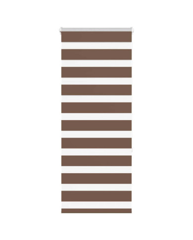 Store zèbre marron 60x150 cm largeur du tissu 55,9 cm polyester | Mobilier & Déco