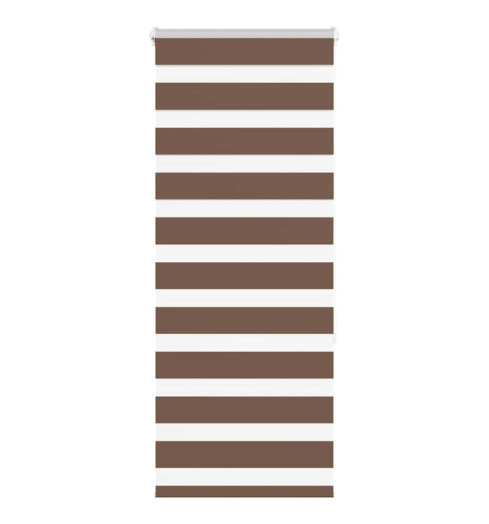 Store zèbre marron 60x150 cm largeur du tissu 55,9 cm polyester | Mobilier & Déco