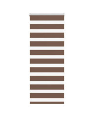 Store zèbre marron 60x150 cm largeur du tissu 55,9 cm polyester | Mobilier & Déco