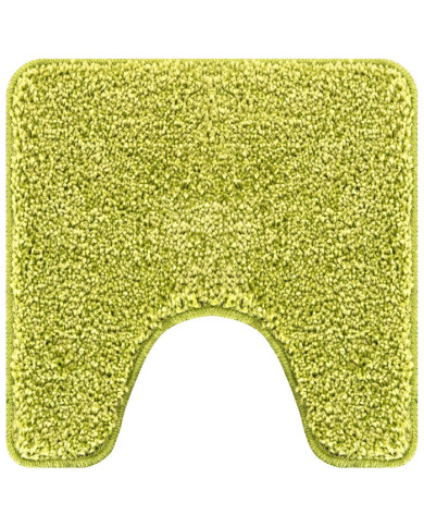 Tapis de bain U en forme de U vert 50x50 cm en polypropylène antidérapant | Mobilier & Déco