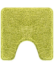 Tapis de bain U en forme de U vert 50x50 cm en polypropylène antidérapant | Mobilier & Déco
