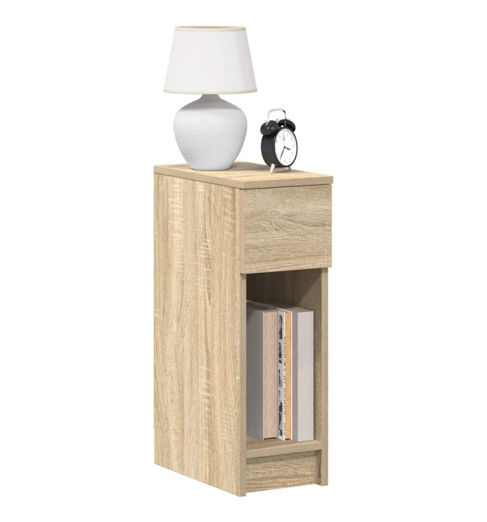 Tables de chevet avec tiroir 2 pcs chêne sonoma 20x36x60 cm | Mobilier & Déco