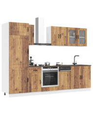 Ensemble d'armoires de cuisine 8 pcs Kalmar bois d'ingénierie | Mobilier & Déco