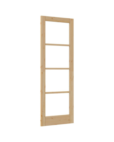 Porte intérieure avec verre "ORKDAL" 73,5x211x4 cm en bois massif de pin | Mobilier & Déco