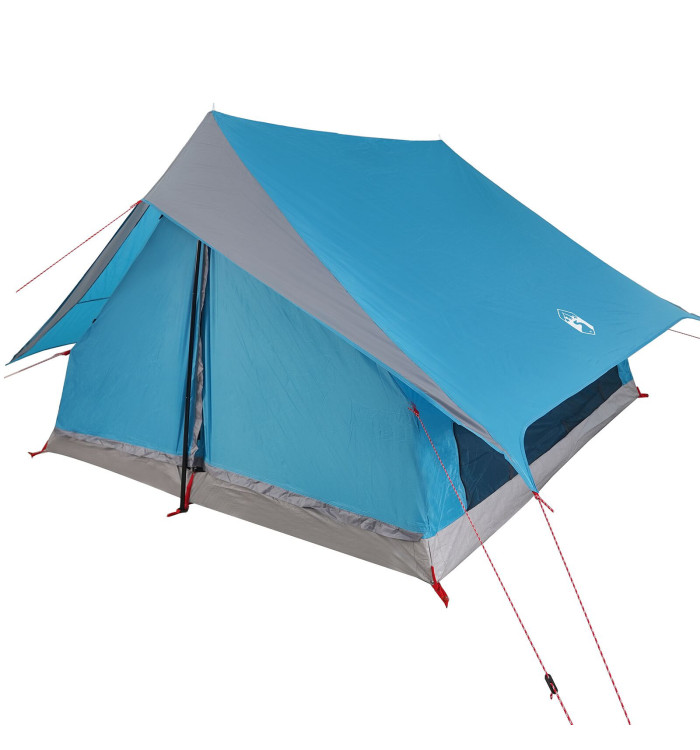 Tente Familiale  A-Frame 7-Personnes Bleue Étanche | Mobilier & Déco