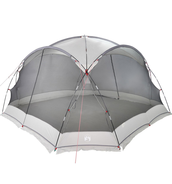 Mosquito net de camping  avec portes grises pour 8 personnes étanche | Mobilier & Déco