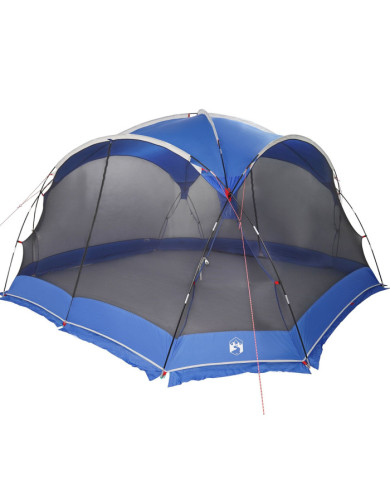 Tente Anti-Moustiques de Camping avec Portes Bleue pour 10 Personnes Imperméable | Mobilier & Déco