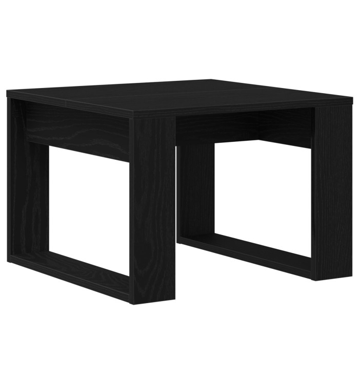 Table d'appoint en chêne noir  - 50x50x35 cm, en bois d'ingénierie | Mobilier & Déco