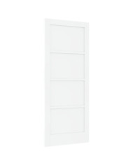 Porte Intérieure 'ORKDAL'Blanche 83x202x4 cm Bois Massif Pin | Mobilier & Déco