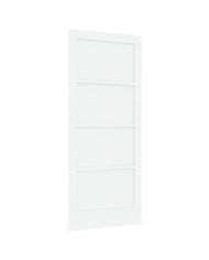 Porte Intérieure 'ORKDAL'Blanche 86x198.5x4 cm Bois Massif Pin | Mobilier & Déco