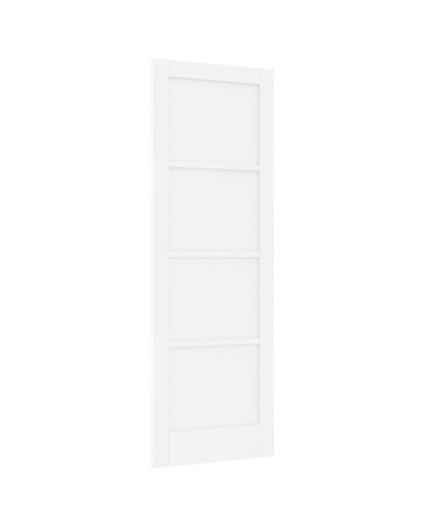 Porte intérieure "ORKDAL" blanche 73,5x211x4 cm en pin massif | Mobilier & Déco