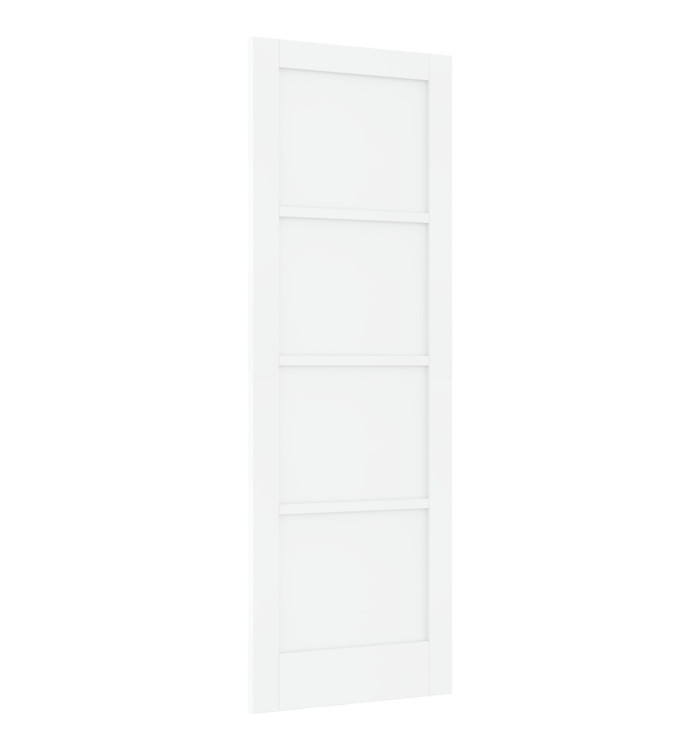 Porte intérieure "ORKDAL" blanche 73,5x211x4 cm en pin massif | Mobilier & Déco