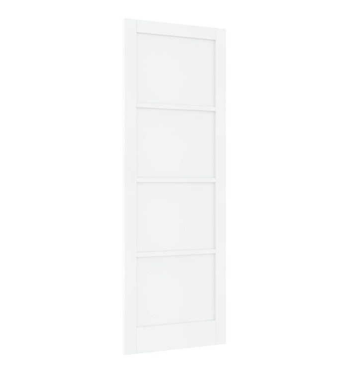 Porte Intérieure "ORKDAL" Blanche 83x232x4 cm en Contreplaqué | Mobilier & Déco