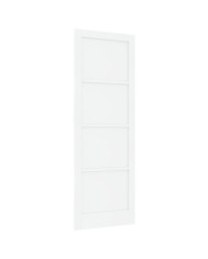 Porte Intérieure "ORKDAL" Blanche 83x232x4 cm en Contreplaqué | Mobilier & Déco