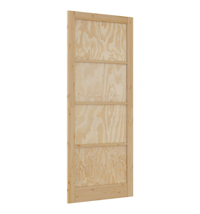Porte intérieure "ORKDAL" 93x232x4 cm en bois massif pin | Mobilier & Déco