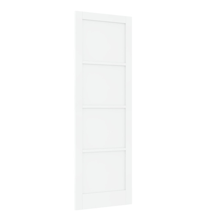 Porte Intérieure 'ORKDAL'Blanche 78x232x4 cm en Pin Massif | Mobilier & Déco